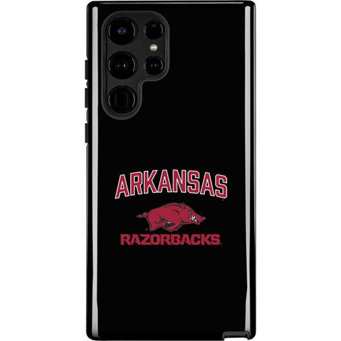 University of Arkansas-Fayetteville Razorbacks Black Galaxy S22 Ultra Pro Case