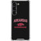 University of Arkansas-Fayetteville Razorbacks Black Galaxy S23 Clear Case