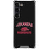 University of Arkansas-Fayetteville Razorbacks Black Galaxy S23 Clear Case