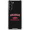 University of Arkansas-Fayetteville Razorbacks Black Galaxy S23 FE Clear Case