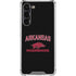 University of Arkansas-Fayetteville Razorbacks Black Galaxy S23 FE Clear Case