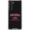 University of Arkansas-Fayetteville Razorbacks Black Galaxy S23 Plus Clear Case
