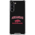 University of Arkansas-Fayetteville Razorbacks Black Galaxy S23 Plus Clear Case