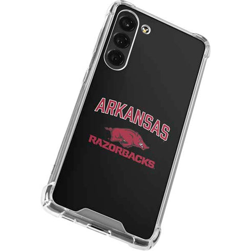 University of Arkansas-Fayetteville Razorbacks Black Galaxy S23 Plus Clear Case