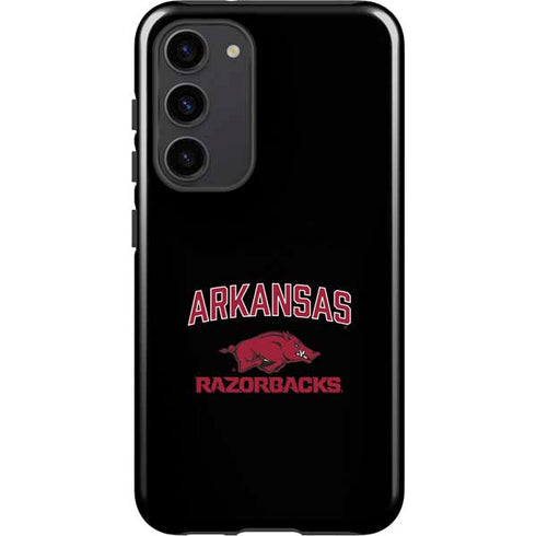 University of Arkansas-Fayetteville Razorbacks Black Galaxy S23 Plus Pro Case