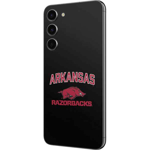 University of Arkansas-Fayetteville Razorbacks Black Galaxy S23 Plus Skin