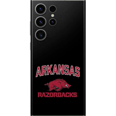 University of Arkansas-Fayetteville Razorbacks Black Galaxy S23 Ultra Skin