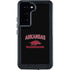 University of Arkansas-Fayetteville Razorbacks Black Galaxy S23 Waterproof Case