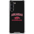 University of Arkansas-Fayetteville Razorbacks Black Galaxy S24 FE Clear Case