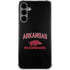University of Arkansas-Fayetteville Razorbacks Black Galaxy S24 Plus Clear Case