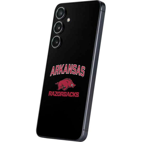 University of Arkansas-Fayetteville Razorbacks Black Galaxy S25 Plus Skin