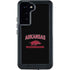 University of Arkansas-Fayetteville Razorbacks Black Galaxy S24 Plus Waterproof Case