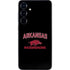 University of Arkansas-Fayetteville Razorbacks Black Galaxy S25 Skin