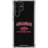 University of Arkansas-Fayetteville Razorbacks Black Galaxy S24 Ultra Clear Case