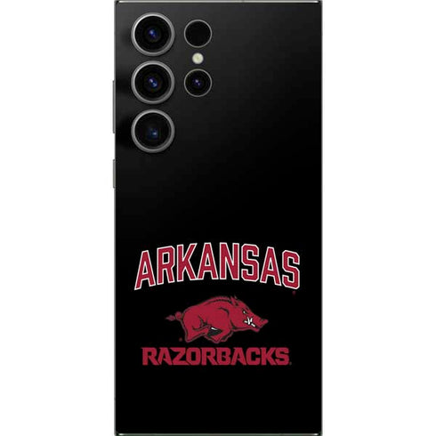 University of Arkansas-Fayetteville Razorbacks Black Galaxy S25 Ultra Skin