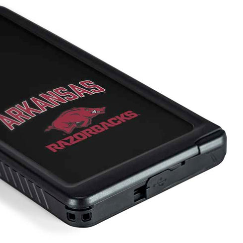 University of Arkansas-Fayetteville Razorbacks Black Galaxy S24 Ultra Waterproof Case