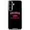 University of Arkansas-Fayetteville Razorbacks Black Galaxy S26 Clear Case