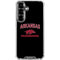 University of Arkansas-Fayetteville Razorbacks Black Galaxy S26 Plus Clear Case