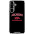University of Arkansas-Fayetteville Razorbacks Black Galaxy S26 Plus Clear Case