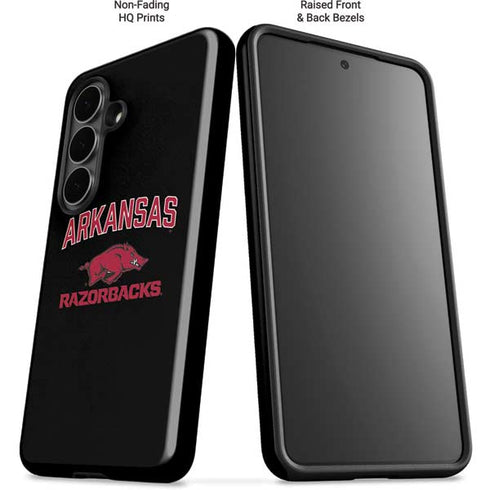 University of Arkansas-Fayetteville Razorbacks Black Galaxy S26 Plus Impact Case