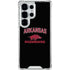 University of Arkansas-Fayetteville Razorbacks Black Galaxy S26 Ultra Clear Case
