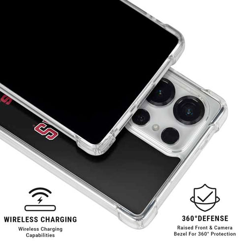 University of Arkansas-Fayetteville Razorbacks Black Galaxy S26 Ultra Clear Case
