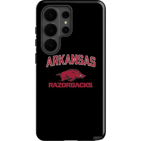 University of Arkansas-Fayetteville Razorbacks Black Galaxy S26 Ultra Impact Case