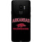 University of Arkansas-Fayetteville Razorbacks Black Galaxy S9 Plus Skin