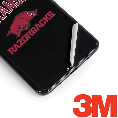 University of Arkansas-Fayetteville Razorbacks Black Galaxy S9 Plus Skin