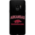 University of Arkansas-Fayetteville Razorbacks Black Galaxy S9 Skin