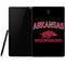 University of Arkansas-Fayetteville Razorbacks Black Samsung Galaxy Tab Skin
