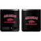 University of Arkansas-Fayetteville Razorbacks Black Galaxy Z Flip Skin