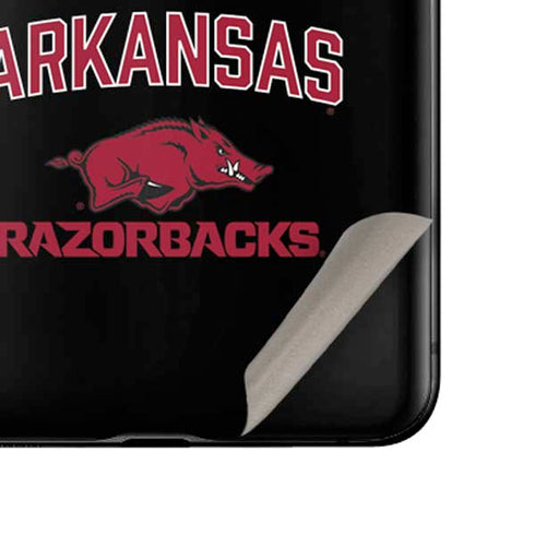 University of Arkansas-Fayetteville Razorbacks Black Galaxy Z Flip Skin