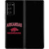 University of Arkansas-Fayetteville Razorbacks Black Galaxy Z Fold2 5G Skin