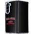 University of Arkansas-Fayetteville Razorbacks Black Galaxy Z Fold5 5G Clear Case