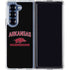 University of Arkansas-Fayetteville Razorbacks Black Galaxy Z Fold6 Clear Case