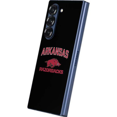 University of Arkansas-Fayetteville Razorbacks Black Galaxy Z Fold6 Skin