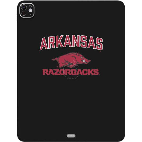 University of Arkansas-Fayetteville Razorbacks Black iPad Pro 13in M4 (2024) Skin