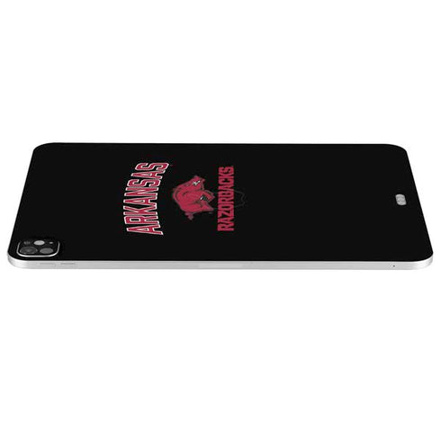 University of Arkansas-Fayetteville Razorbacks Black iPad Pro 13in M4 (2024) Skin