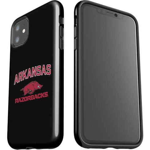 University of Arkansas-Fayetteville Razorbacks Black iPhone 11 Impact Case
