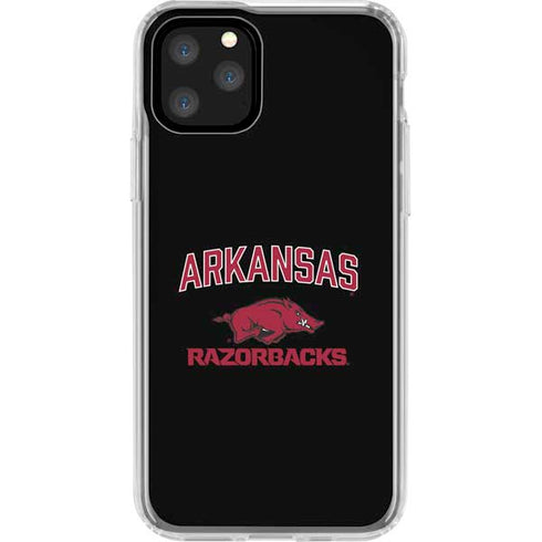University of Arkansas-Fayetteville Razorbacks Black iPhone 11 Pro Clear Case