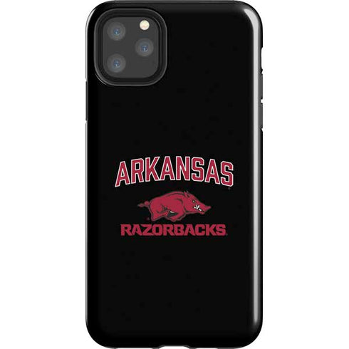 University of Arkansas-Fayetteville Razorbacks Black iPhone 11 Pro Max Impact Case