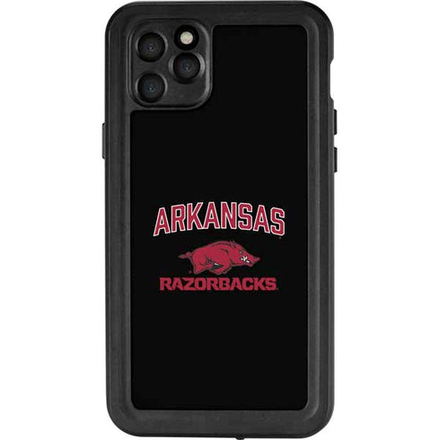 University of Arkansas-Fayetteville Razorbacks Black iPhone 11 Pro Max Waterproof Case