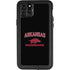 University of Arkansas-Fayetteville Razorbacks Black iPhone 11 Pro Max Waterproof Case