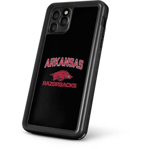 University of Arkansas-Fayetteville Razorbacks Black iPhone 11 Pro Waterproof Case