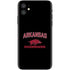 University of Arkansas-Fayetteville Razorbacks Black iPhone 11 Skin