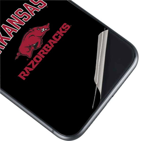 University of Arkansas-Fayetteville Razorbacks Black iPhone 11 Skin