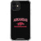 University of Arkansas-Fayetteville Razorbacks Black iPhone 12 Clear Case