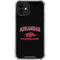 University of Arkansas-Fayetteville Razorbacks Black iPhone 12 Mini Clear Case