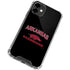 University of Arkansas-Fayetteville Razorbacks Black iPhone 12 Mini Clear Case